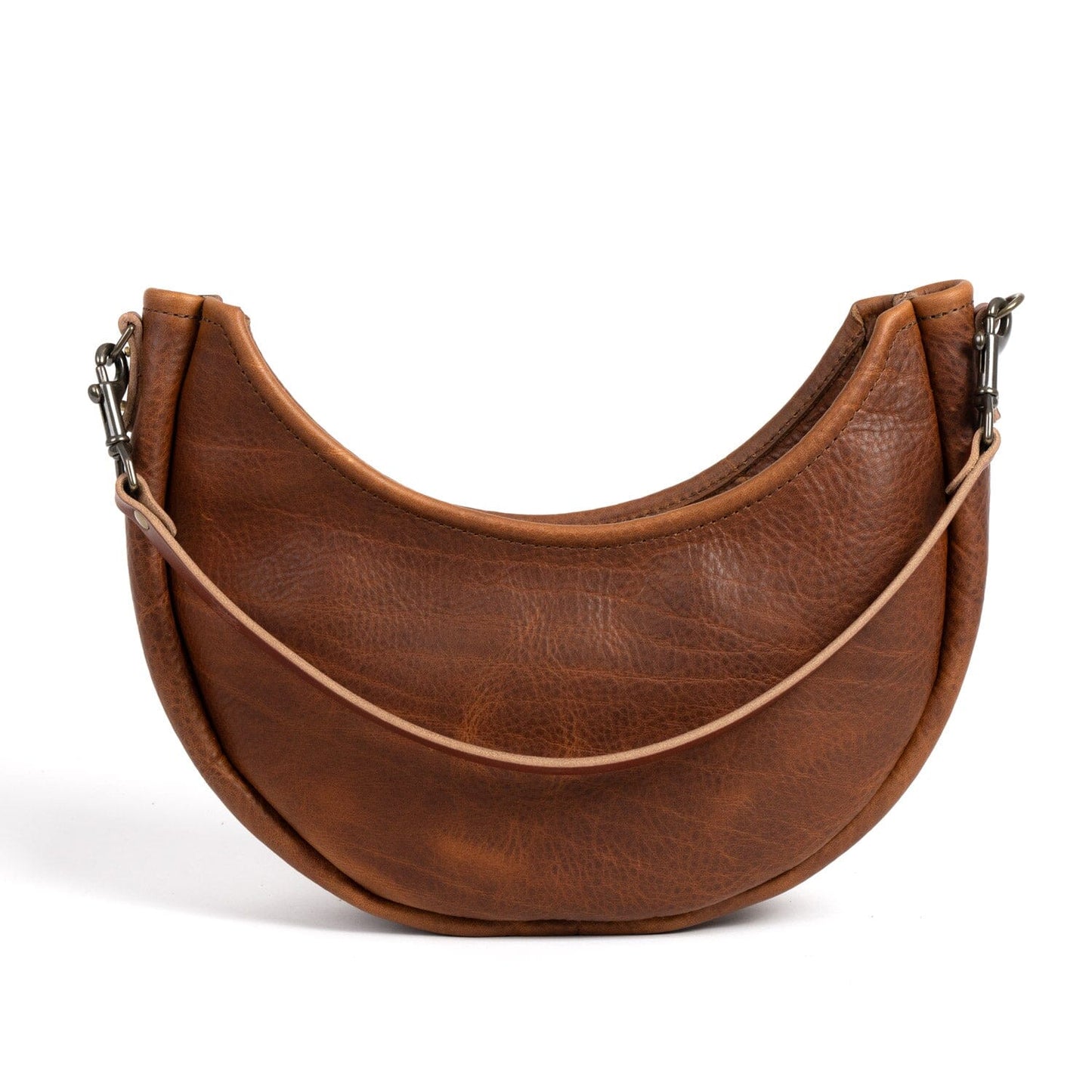 NOLA LEATHER CRESCENT BAG - MEDIUM