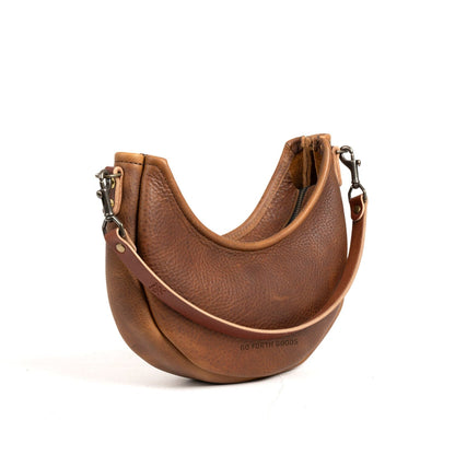 NOLA LEATHER CRESCENT BAG - SMALL