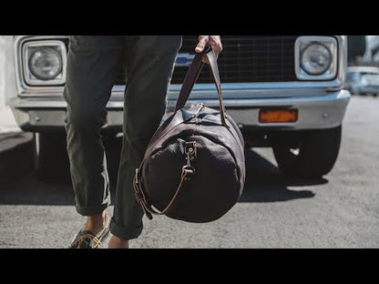 WILLIAM LEATHER DUFFLE BAG