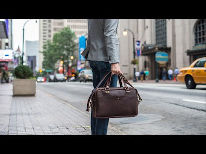 HARRIS LEATHER BRIEFCASE