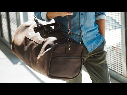 EXPEDITION LEATHER DUFFLE BAG