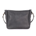 RENNIE LEATHER SHOULDER BAG - LARGE - RAVEN