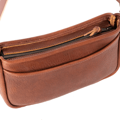 RENNIE LEATHER SHOULDER BAG - BERMUDA
