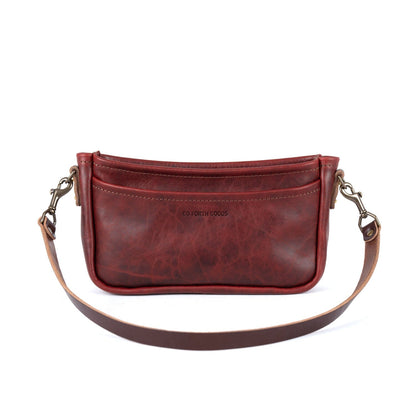 RENNIE LEATHER SHOULDER BAG - WINE BISON - IN STOCK