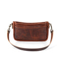 RENNIE LEATHER SHOULDER BAG - WHISKY BISON