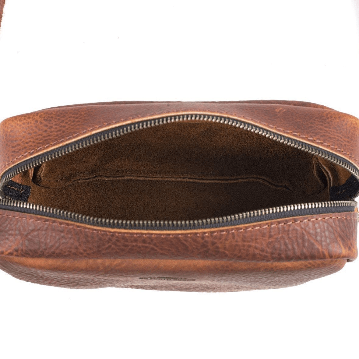 SARAH LEATHER CROSSBODY - TOBACCO