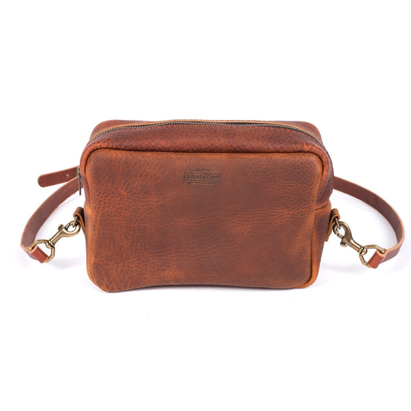SARAH LEATHER CROSSBODY - SADDLE – Go Forth Goods ®