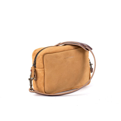 SARAH LEATHER CROSSBODY - DESERT SUEDE - IN STOCK