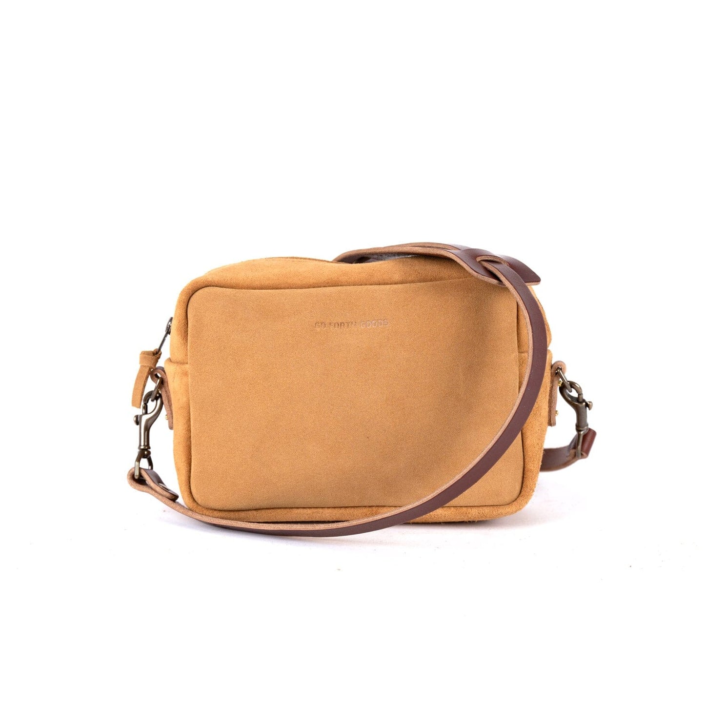 SARAH LEATHER CROSSBODY - MEDIUM - DESERT SUEDE