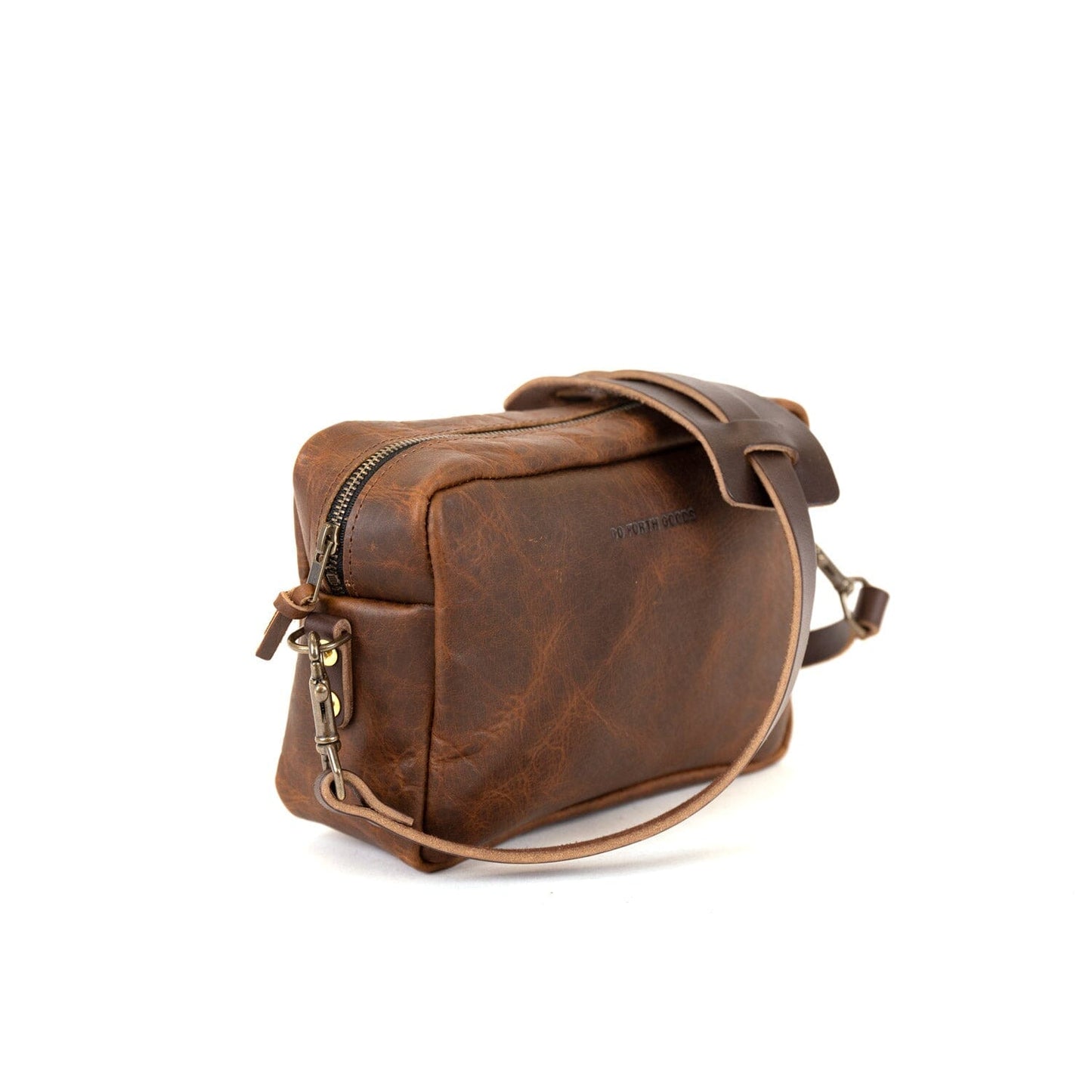 SARAH LEATHER CROSSBODY - HICKORY BISON - IN STOCK