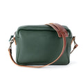 SARAH LEATHER CROSSBODY - LARGE - FOREST GREEN