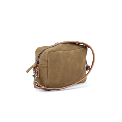 SARAH LEATHER CROSSBODY - PISTACHIO SUEDE - IN STOCK