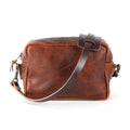 SARAH LEATHER CROSSBODY - WHISKY BISON