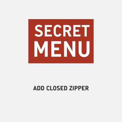 ADD CLOSED ZIPPER