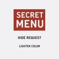HIDE REQUEST - LIGHTER COLOR