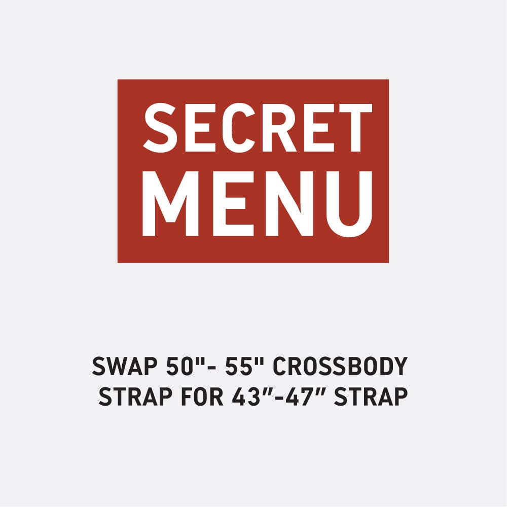 SWITCH 50"-55" FOR 43”-47” CROSSBODY STRAP