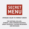 UPGRADE TO FOREST GREEN - LARGE