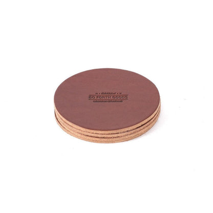 LEATHER COASTER SET