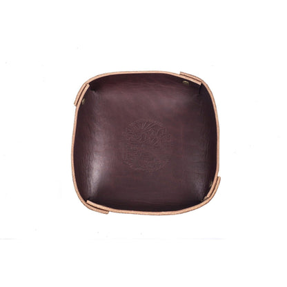 LEATHER VALET TRAY