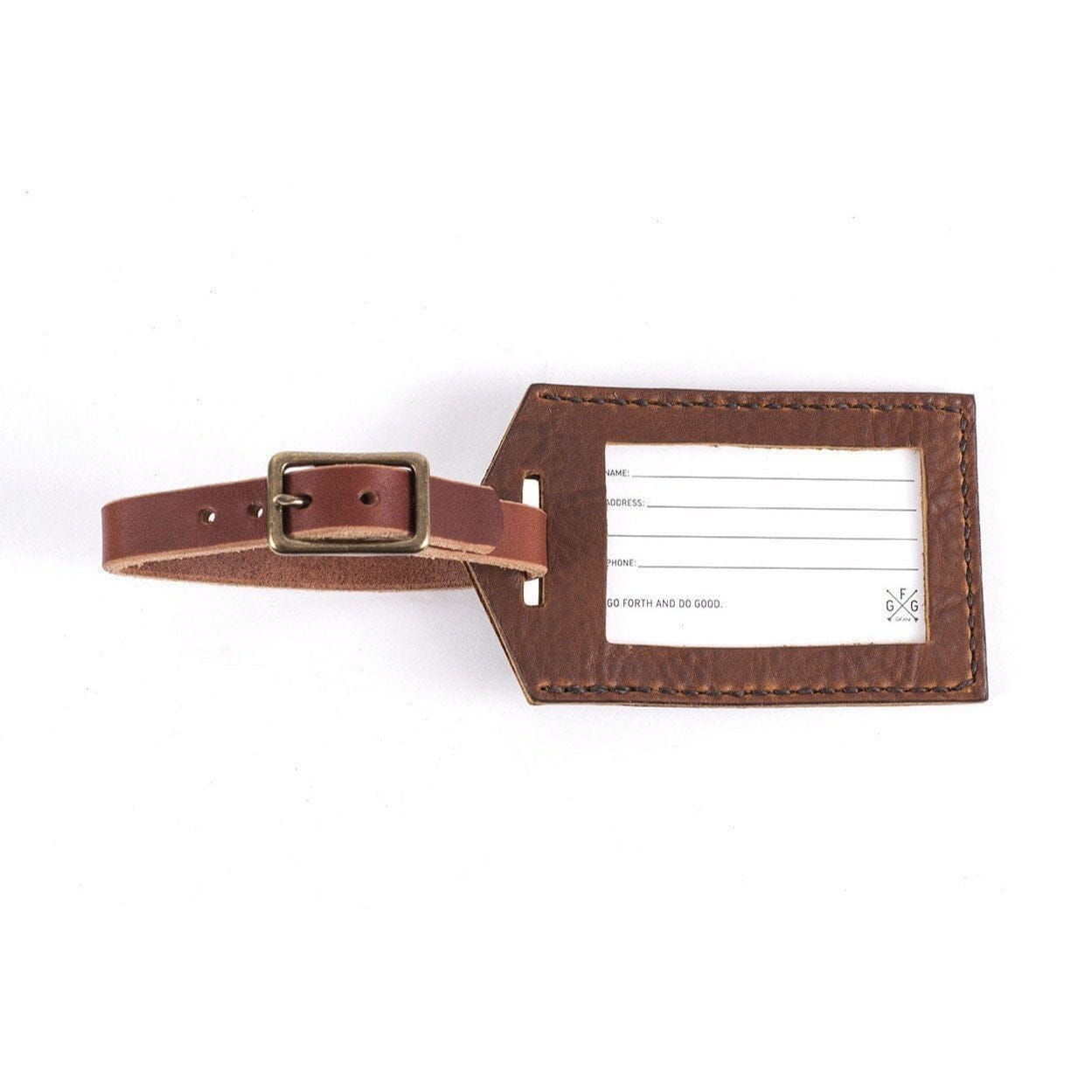 LUGGAGE TAG IN LEATHER