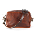 SARAH LEATHER CROSSBODY - LARGE - WHISKY BISON