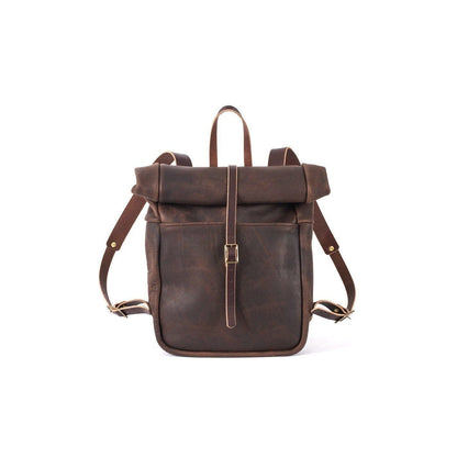 GRANT LEATHER ROLL TOP RUCKSACK BACKPACK - IN STOCK