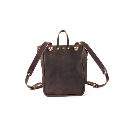 GRANT LEATHER ROLL TOP RUCKSACK BACKPACK - IN STOCK