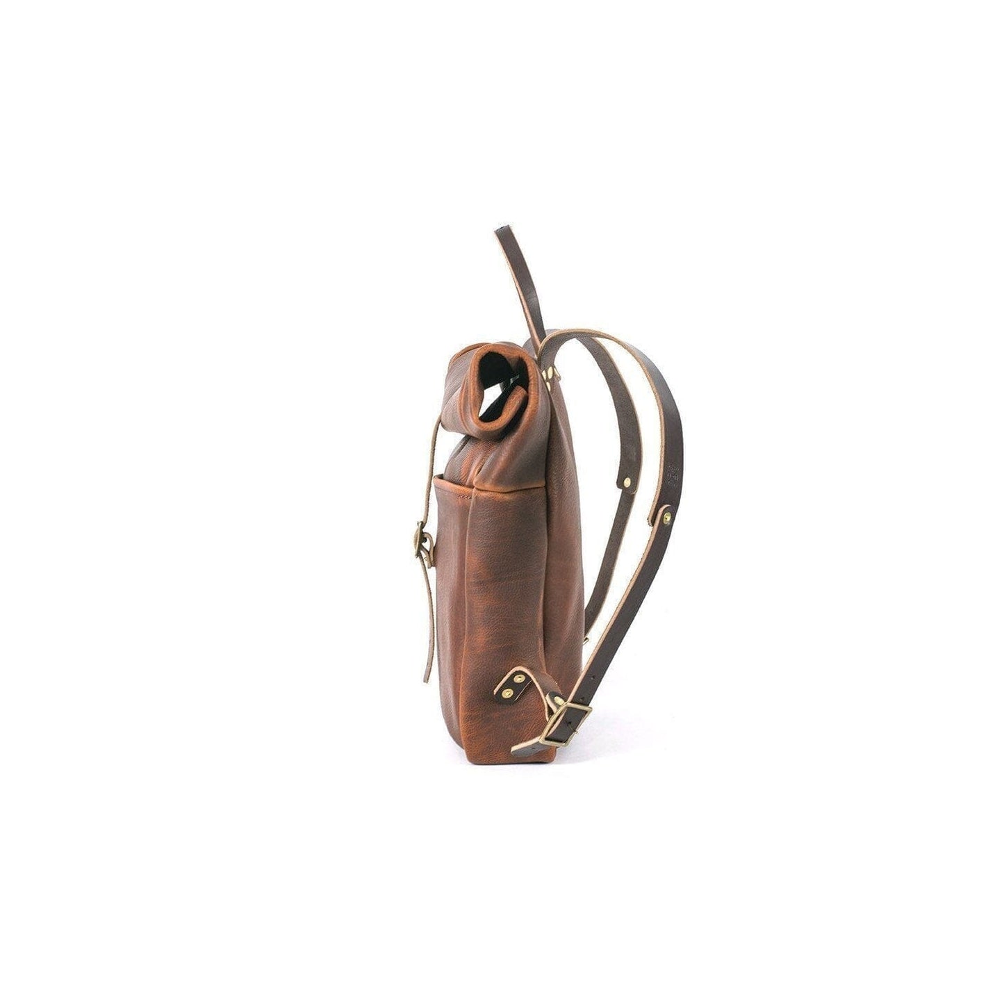 GRANT LEATHER ROLL TOP RUCKSACK BACKPACK - IN STOCK