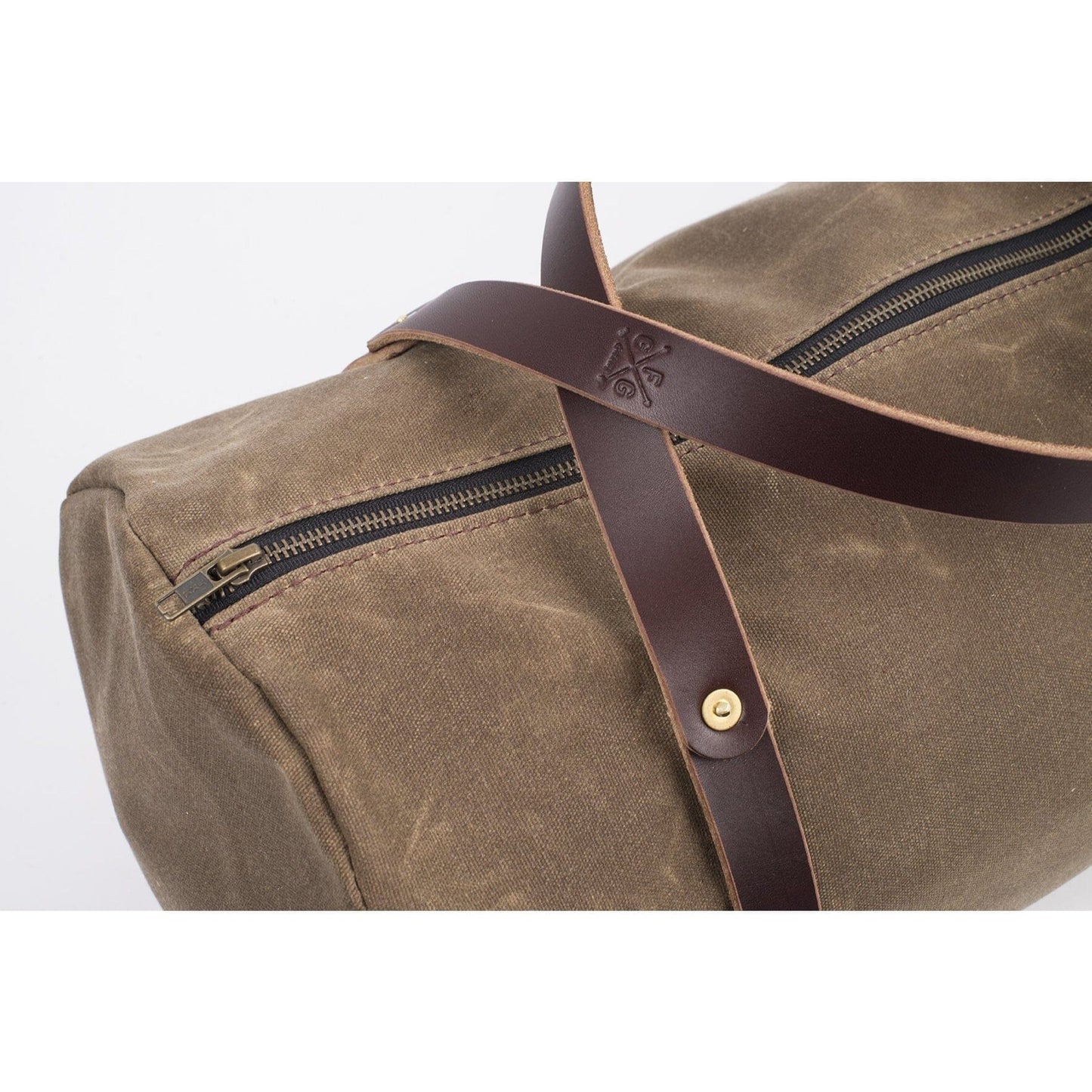 WILLIAM WAXED CANVAS DUFFLE BAG