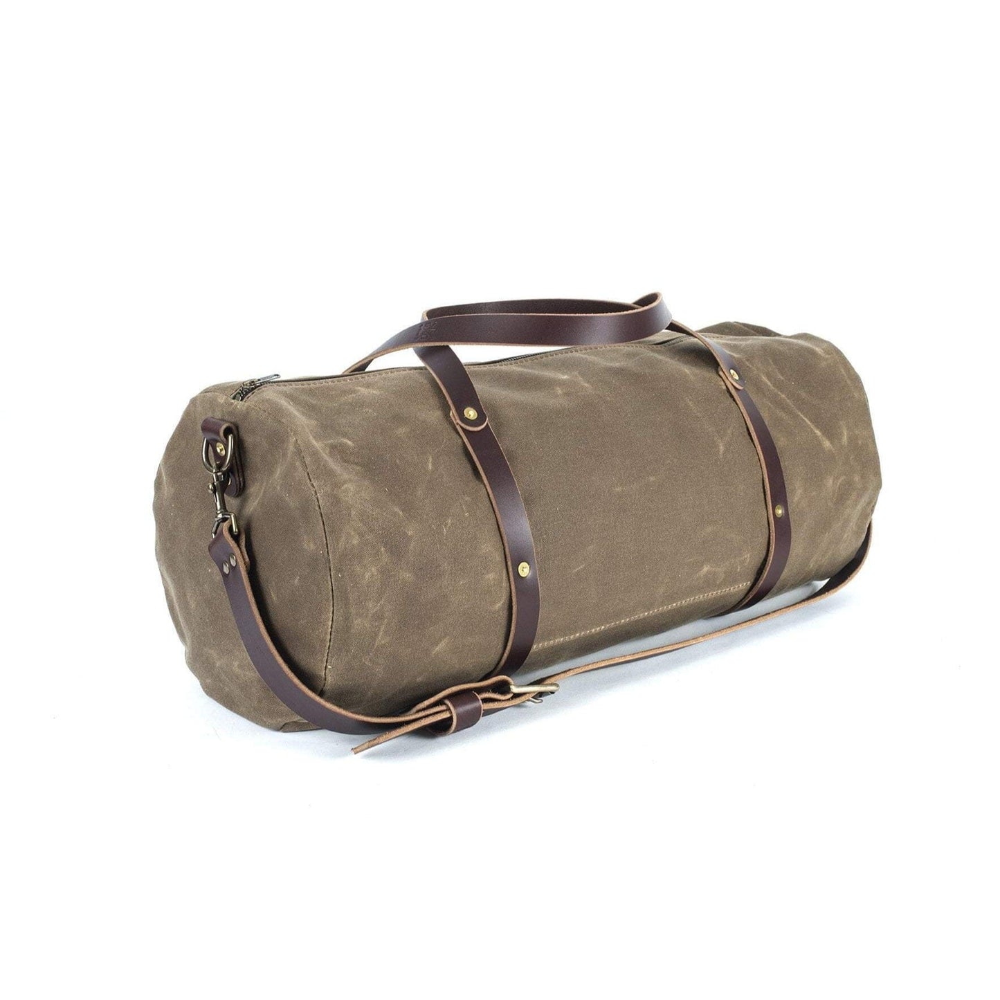 WILLIAM WAXED CANVAS DUFFLE BAG