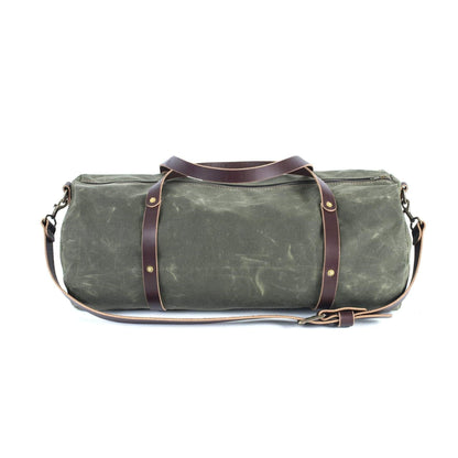WILLIAM WAXED CANVAS DUFFLE BAG