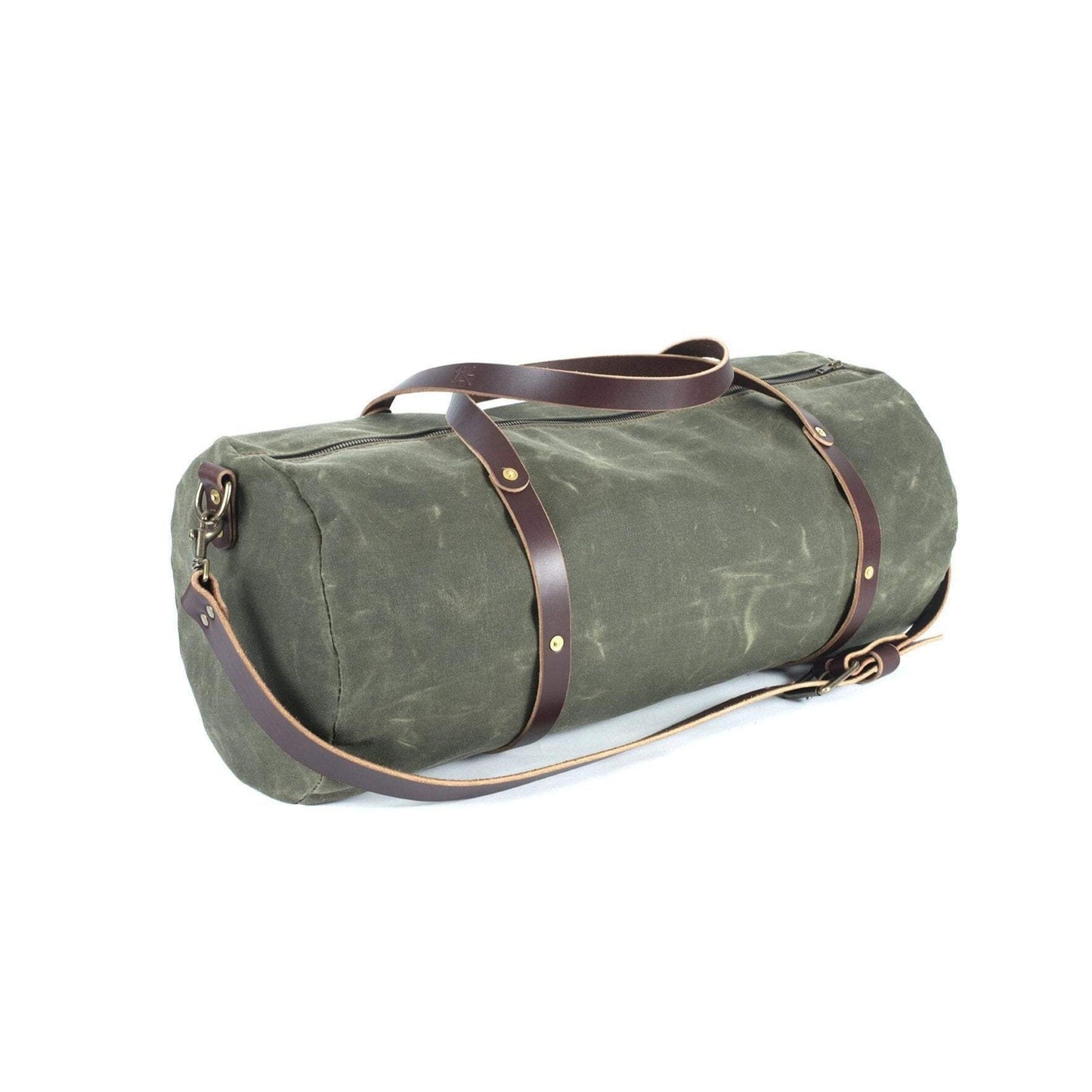 WILLIAM WAXED CANVAS DUFFLE BAG