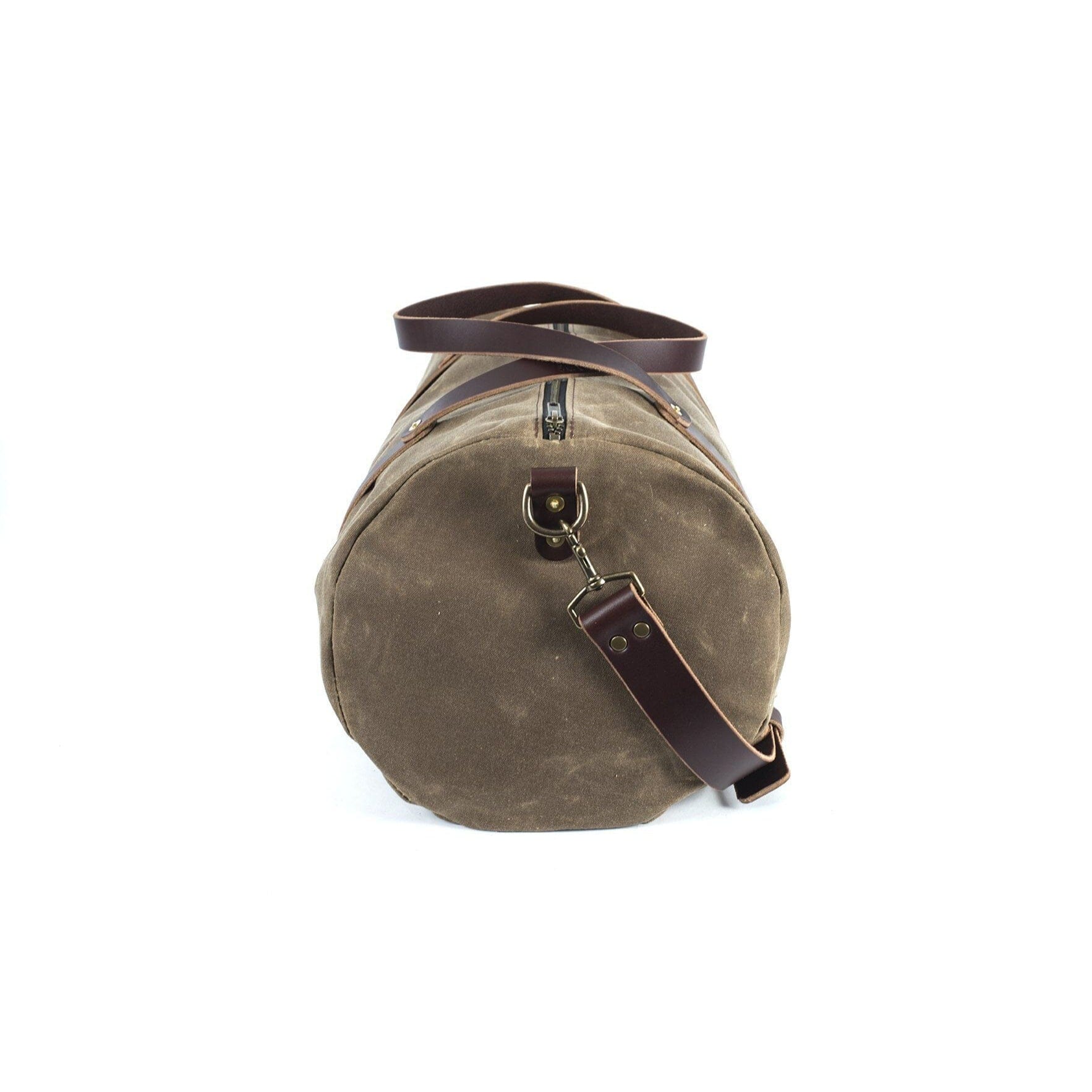 Waxed Canvas Duffle Bag | The William Duffle Waxed Canvas Bag – Go