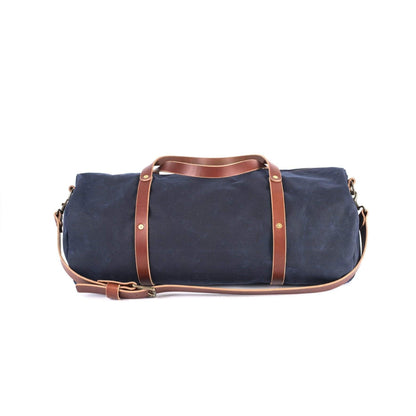 WILLIAM WAXED CANVAS DUFFLE BAG