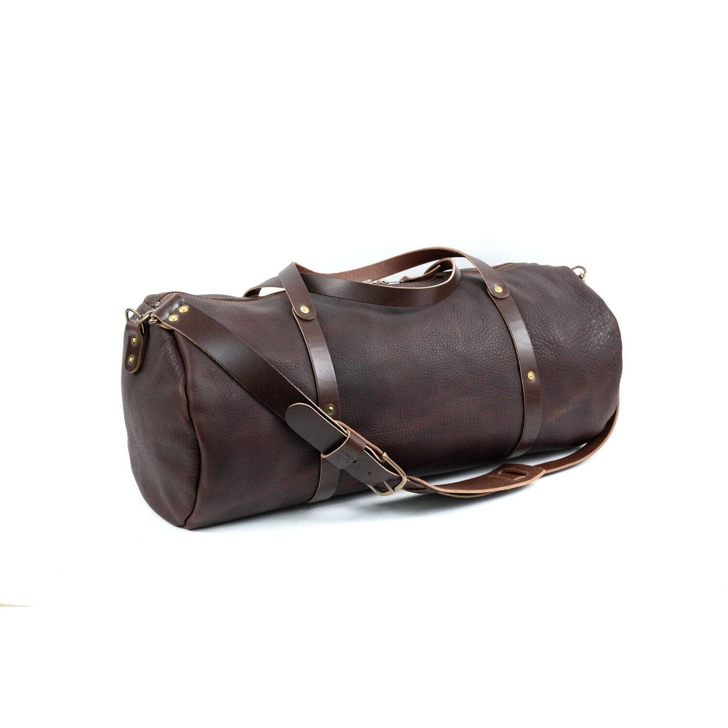 WILLIAM LEATHER ZIPPERED DUFFLE BAG | MADE IN USA | GO FORTH GOODS