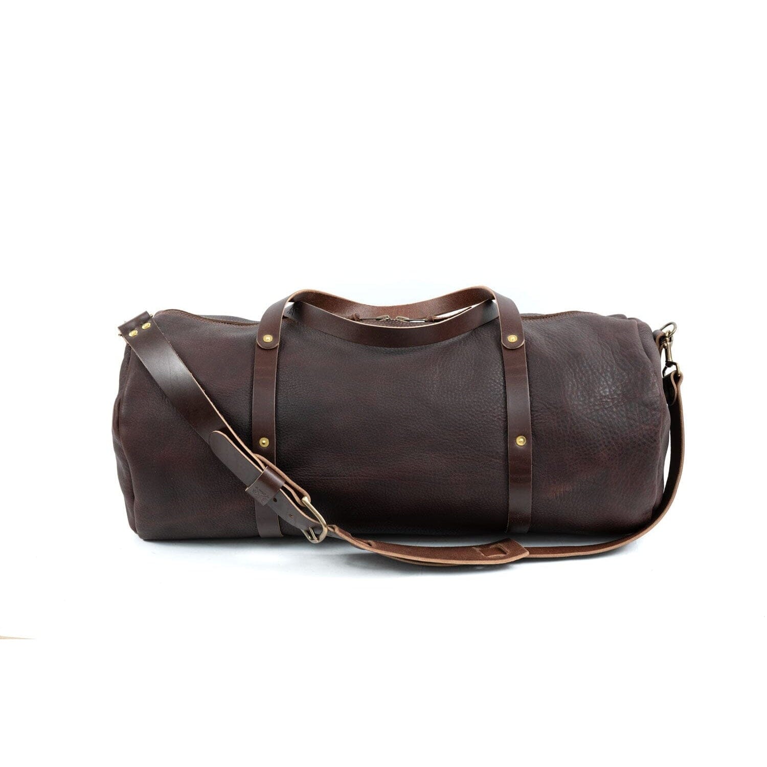 WILLIAM LEATHER ZIPPERED DUFFLE BAG | MADE IN USA | GO FORTH GOODS