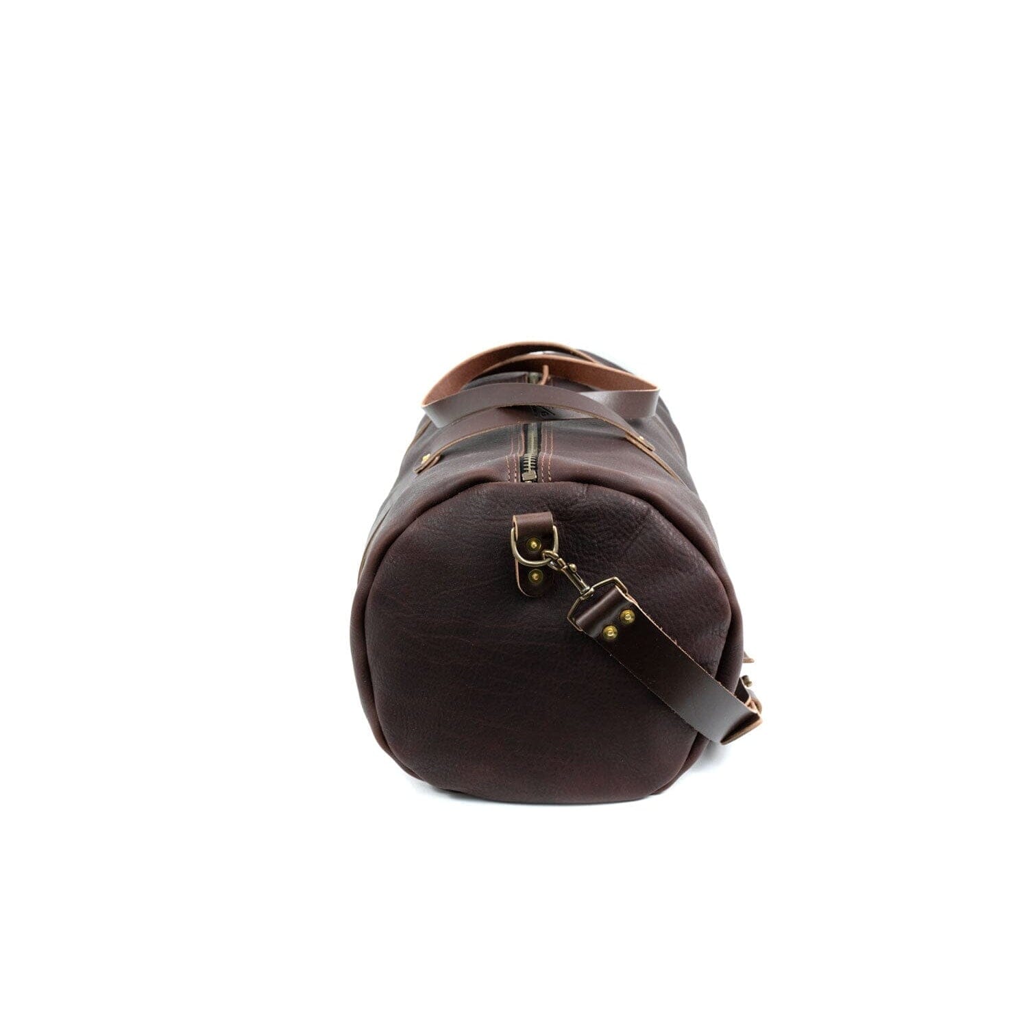 6 in 1 leather duffle backpack price WILLIAM LEATHER ZIPPERED DUFFLE BAG | MADE IN USA