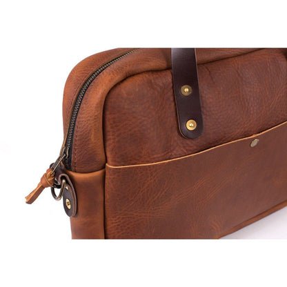 MARTIN THIN LEATHER BRIEFCASE - IN STOCK