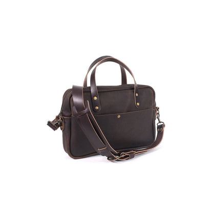 MARTIN THIN LEATHER BRIEFCASE - IN STOCK