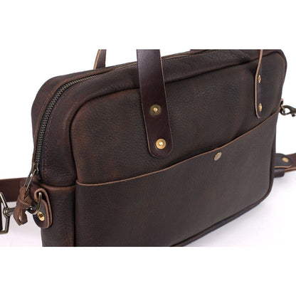 MARTIN THIN LEATHER BRIEFCASE - IN STOCK