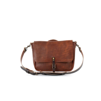 STEPHEN LEATHER MESSENGER BAG - SMALL