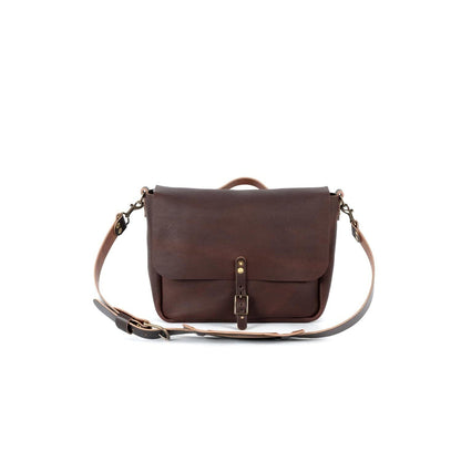 STEPHEN LEATHER MESSENGER BAG - SMALL