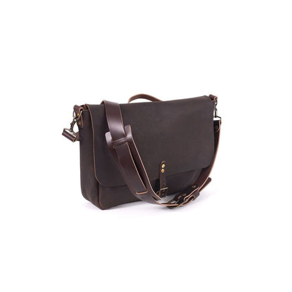 STEPHEN LEATHER MESSENGER BAG