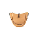 CELESTE LEATHER HOBO BAG - MEDIUM - TAN