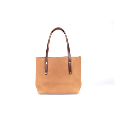 AVERY LEATHER TOTE BAG - MEDIUM - TAN