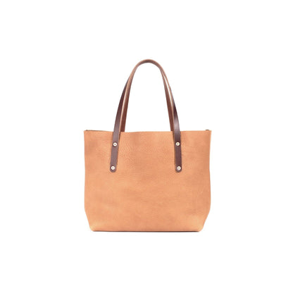 AVERY LEATHER TOTE BAG - LARGE - TAN