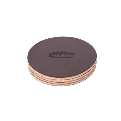 LEATHER COASTER SET
