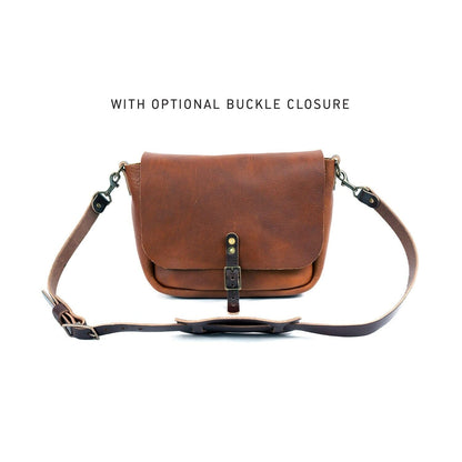 KINDLE LEATHER SATCHEL - RUSTIC PECAN