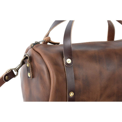 JANE LEATHER CROSSBODY - RUSTIC PECAN