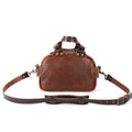 HOFFMAN LEATHER CROSSBODY BAG - MINI - WHISKY BISON